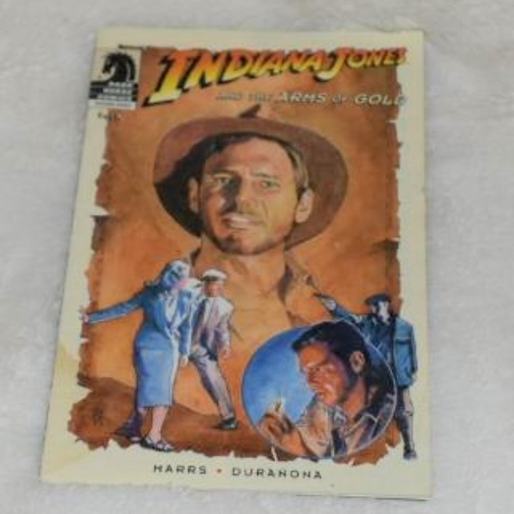 Indiana Jones And The Arms of Gold Mini Comic 1/4 Dark Horse HTF Crystal Raiders